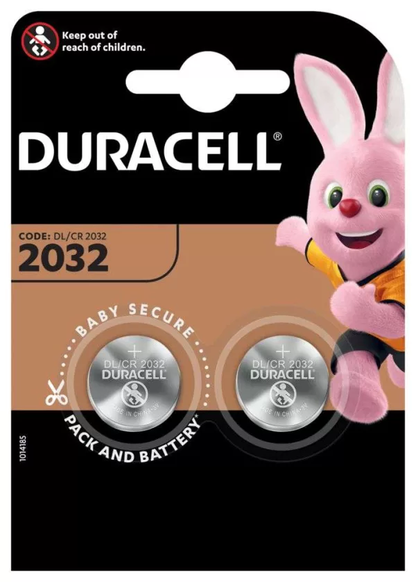 Duracell CR2032 (1 blister de 2 batteries)