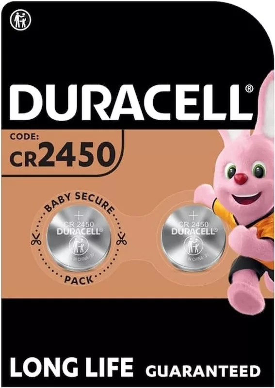 Duracell CR2450 (1 blister de 2 batteries)