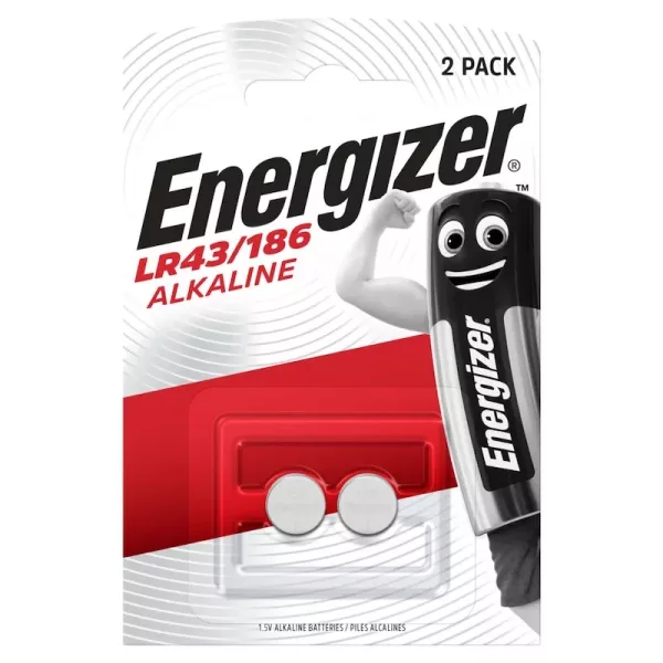 Energizer LR43 (1 blister de 2 batteries)