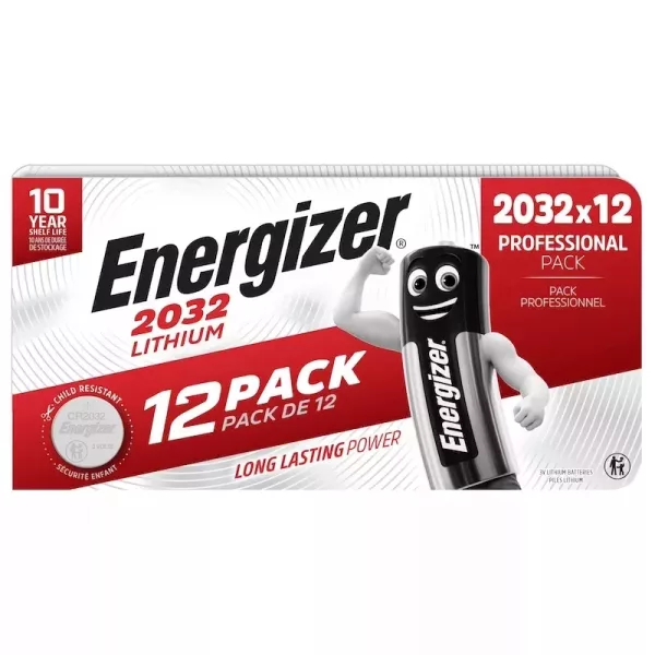 Energizer CR2032 (1 blister de 12 batteries)