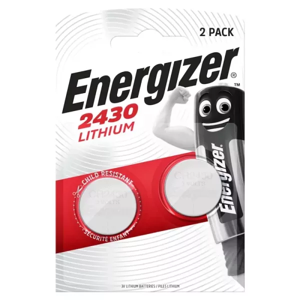 Energizer CR2430 (1 blister pack of 2 batteries)