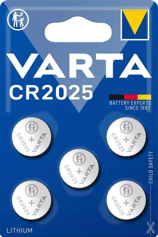 Varta CR2025 (1 blister de 5 batteries)