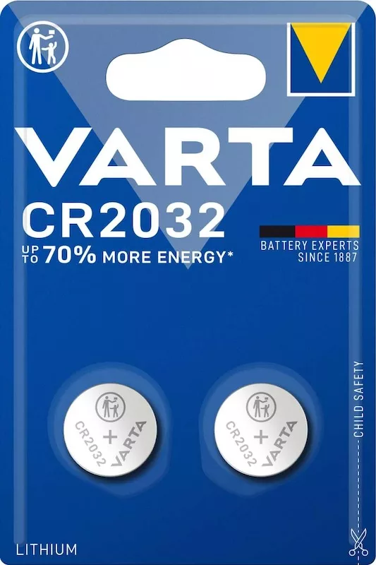 Varta CR2032 (1 blister pack of 2 batteries)