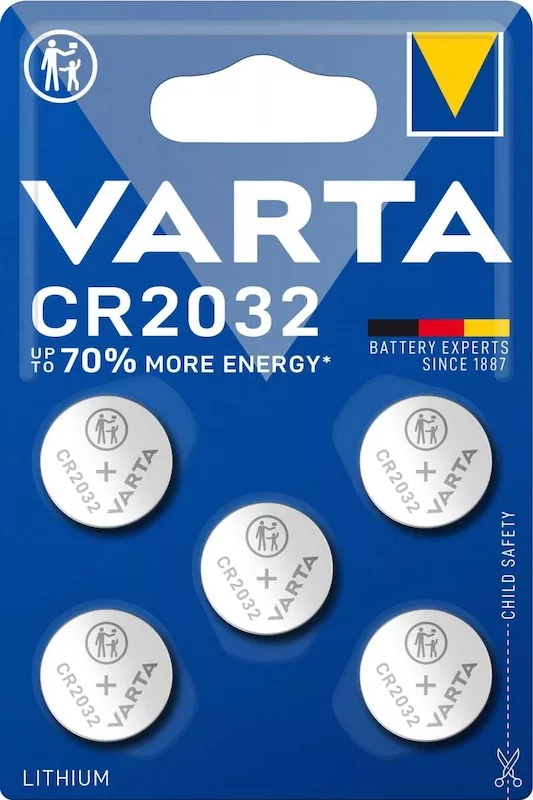 Varta CR2032 (1 blister de 5 batteries)