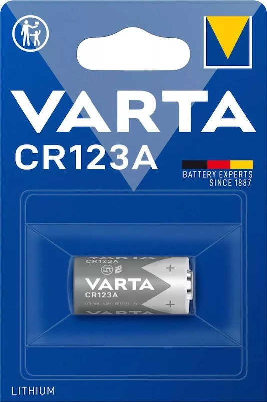 Varta CR123 (1 blister pack of 1 battery)