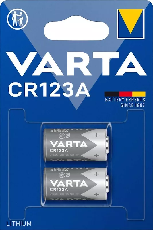 Varta CR123 (1 blister de 2 batteries)