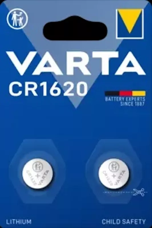 Varta CR1620 (1 blister de 2 batteries)