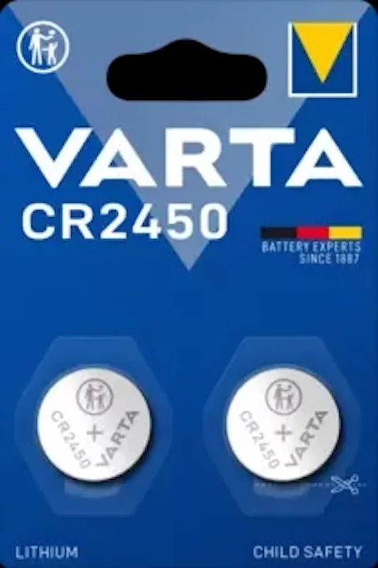 Varta CR2450 (1 blister de 2 batteries)