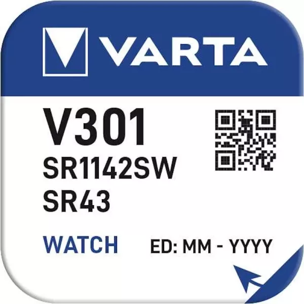 Varta V301 (1 blister pack of 1 battery)