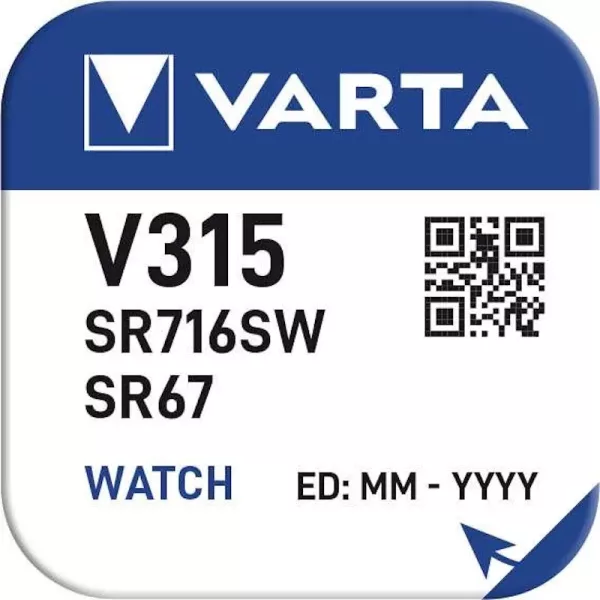 Varta V315 (1 blister pack of 1 battery)