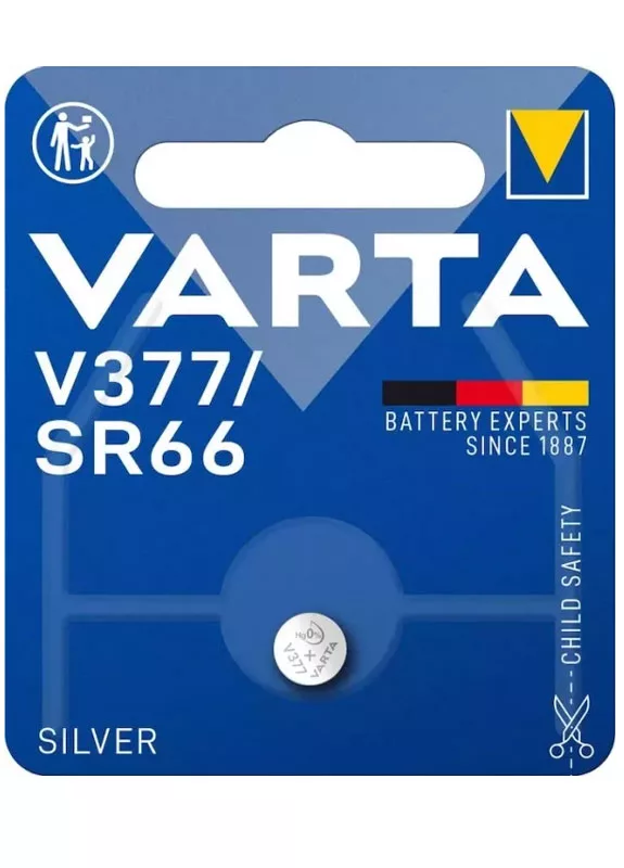 Varta V377 (1 MAXI blister pack of 1 battery)