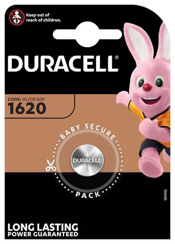 Duracell CR1620 (1 blister de 1 batterie)