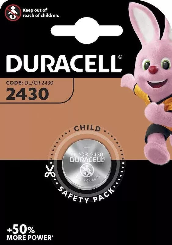 Duracell CR2430 (1 blister de 1 batterie)