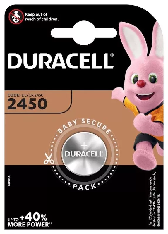 Duracell CR2450 (1 blister de 1 batterie)