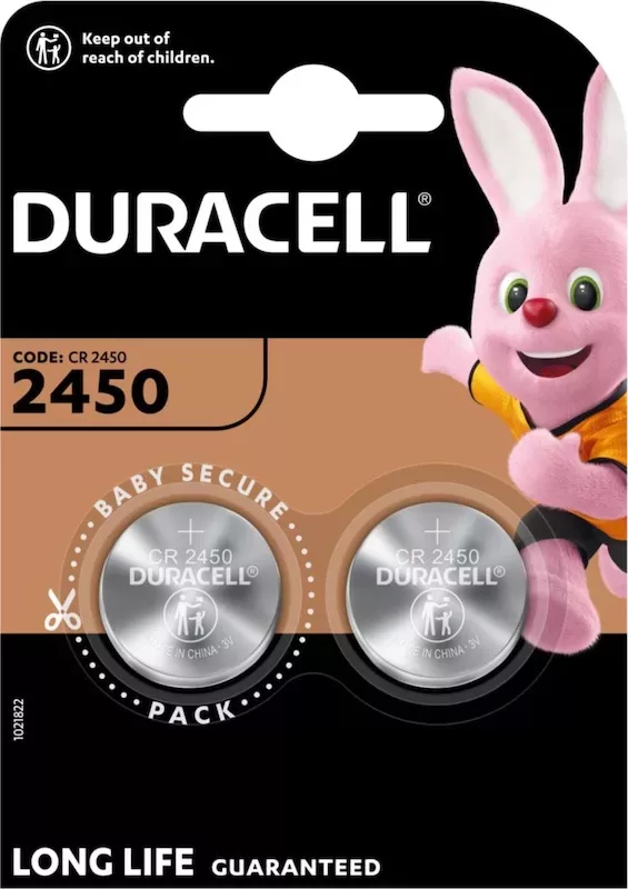 Duracell CR2025 (1 blister pack of 2 batteries)