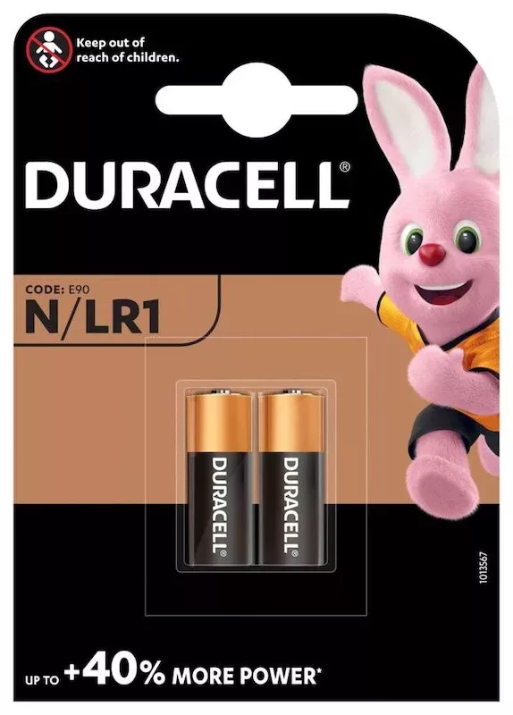 Duracell N/LR1 E90 N/9100/LADY (1 blister de 2 batteries)