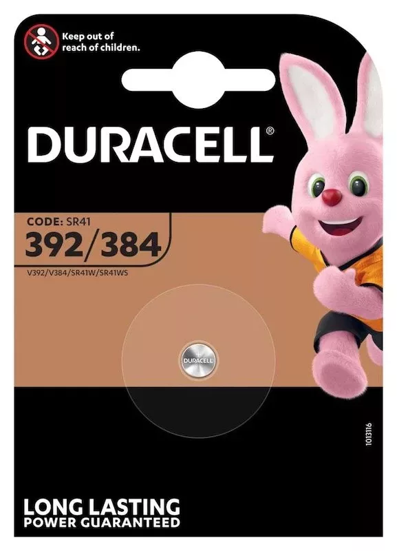 Duracell 392/384 (1 blister de 1 batterie)