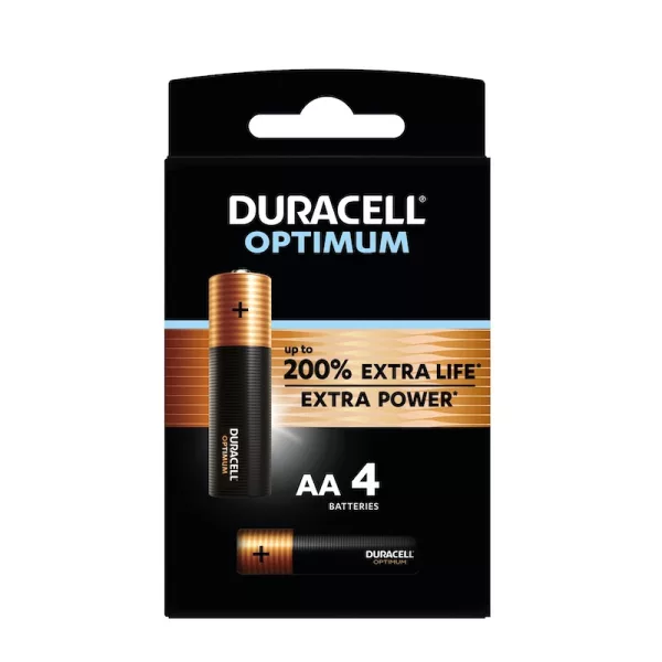 Duracell optimum AA (lot de 4 piles)