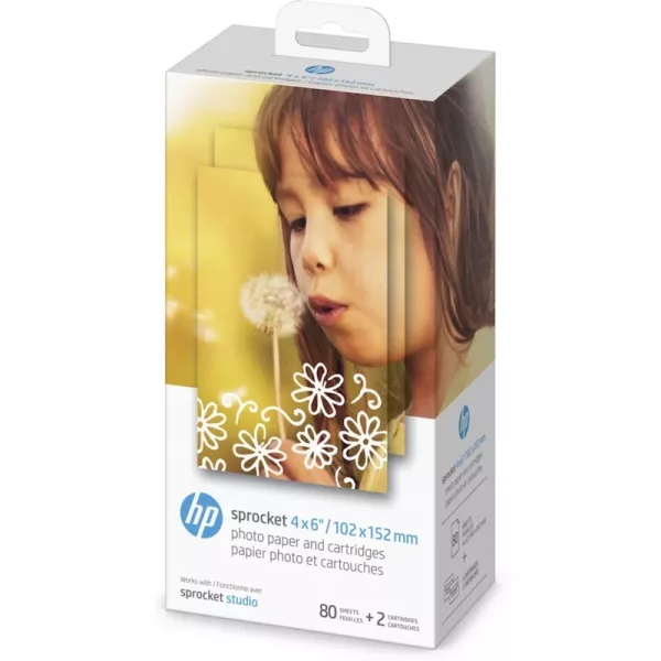 HP sproket studio 4×6 ” – 80 sheets